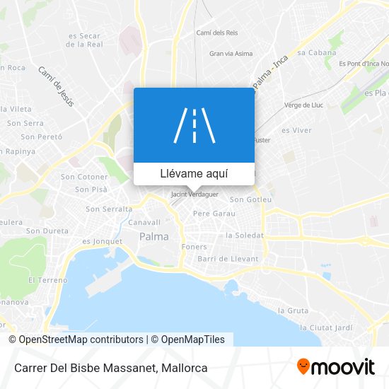Mapa Carrer Del Bisbe Massanet