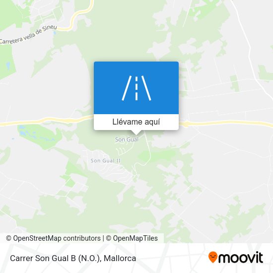 Mapa Carrer Son Gual B (N.O.)