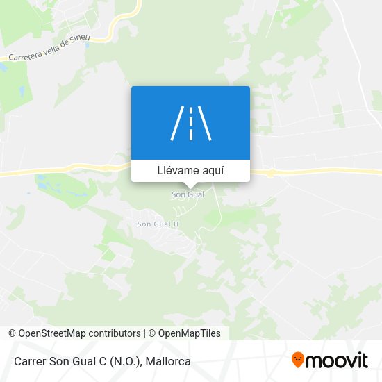Mapa Carrer Son Gual C (N.O.)