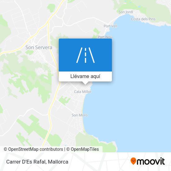 Mapa Carrer D'Es Rafal
