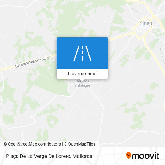 Mapa Plaça De La Verge De Loreto