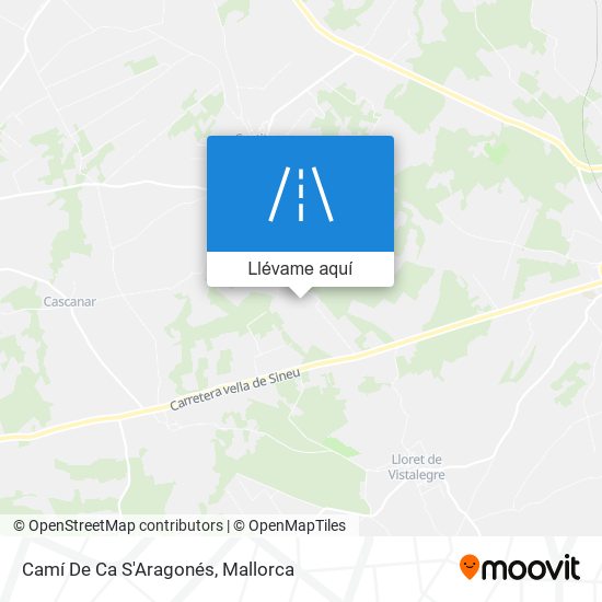 Mapa Camí De Ca S'Aragonés