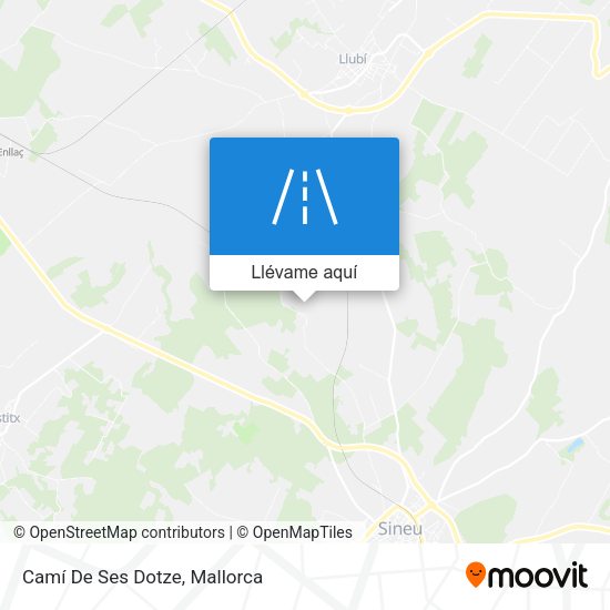 Mapa Camí De Ses Dotze