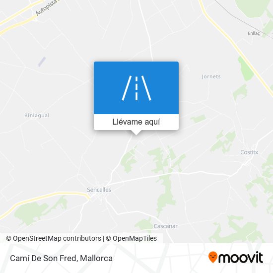 Mapa Camí De Son Fred