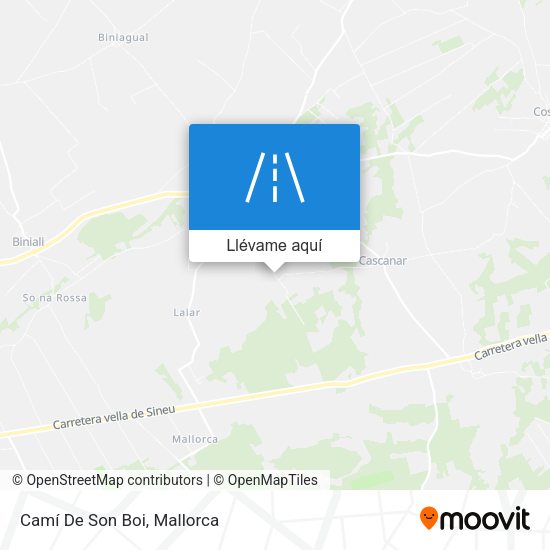 Mapa Camí De Son Boi