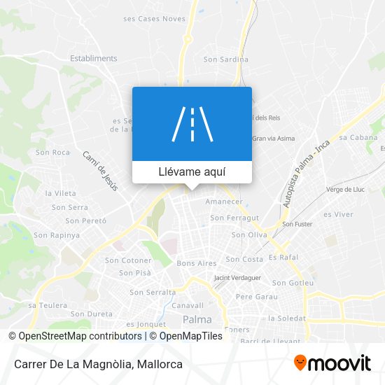 Mapa Carrer De La Magnòlia
