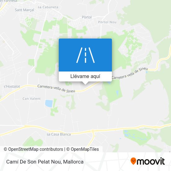 Mapa Camí De Son Pelat Nou