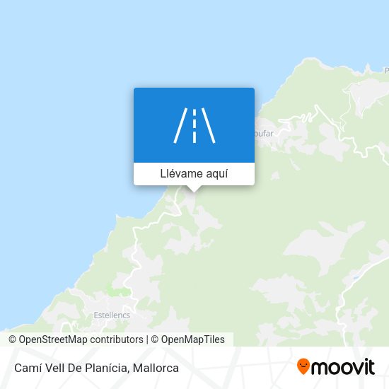 Mapa Camí Vell De Planícia