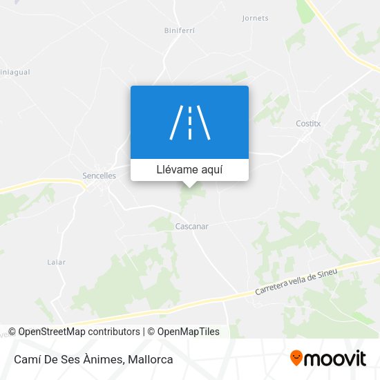 Mapa Camí De Ses Ànimes