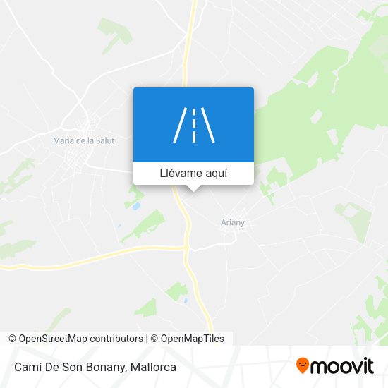 Mapa Camí De Son Bonany