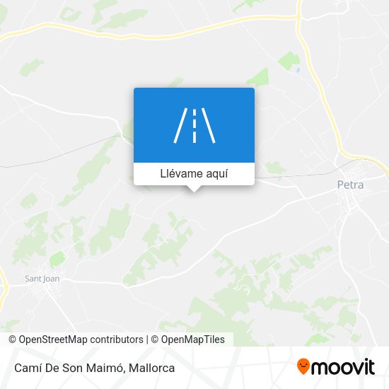 Mapa Camí De Son Maimó