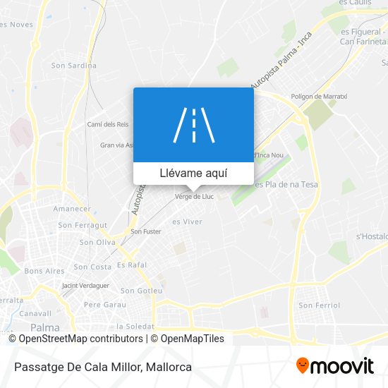 Mapa Passatge De Cala Millor