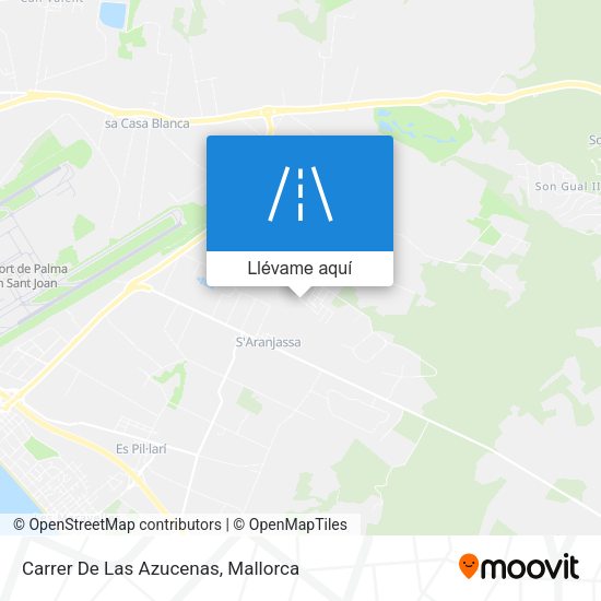 Mapa Carrer De Las Azucenas
