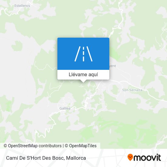 Mapa Camí De S'Hort Des Bosc