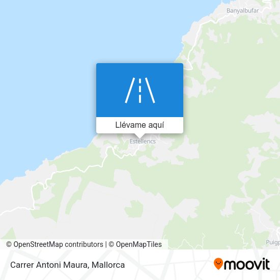 Mapa Carrer Antoni Maura