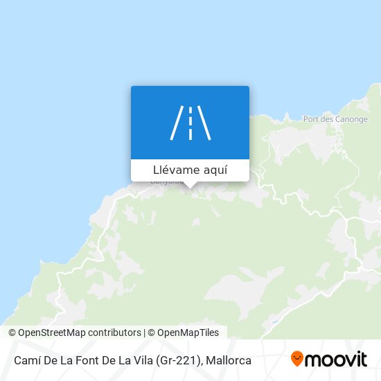 Mapa Camí De La Font De La Vila (Gr-221)