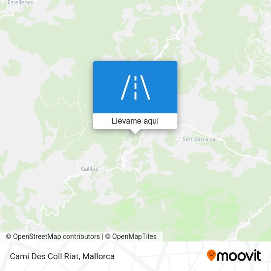 Mapa Camí Des Coll Riat