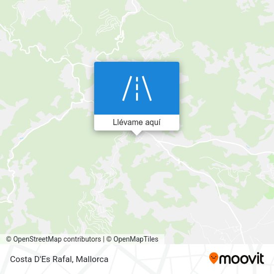 Mapa Costa D'Es Rafal