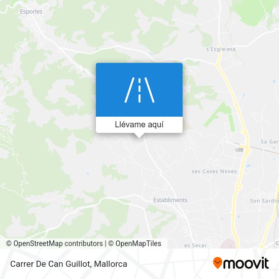 Mapa Carrer De Can Guillot