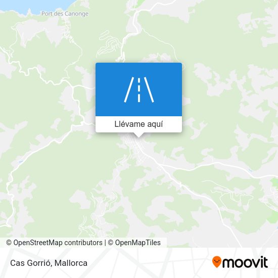 Mapa Cas Gorrió