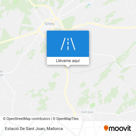 Mapa Estació De Sant Joan