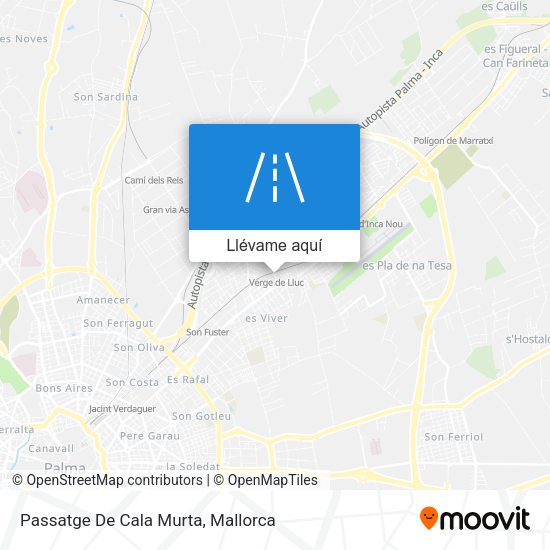Mapa Passatge De Cala Murta