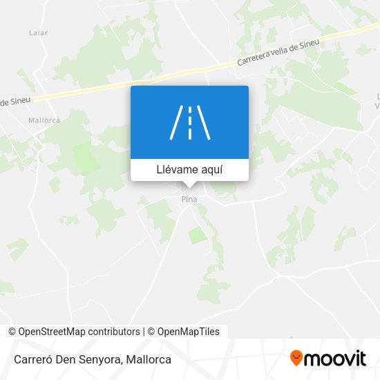 Mapa Carreró Den Senyora
