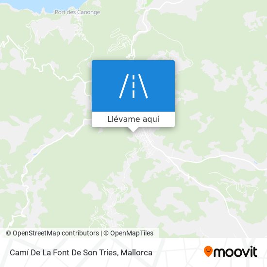 Mapa Camí De La Font De Son Tries
