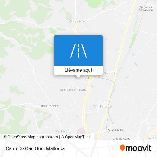 Mapa Camí De Can Gori