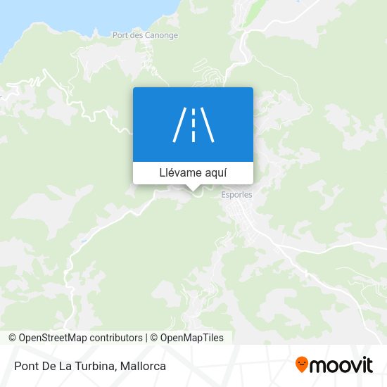Mapa Pont De La Turbina
