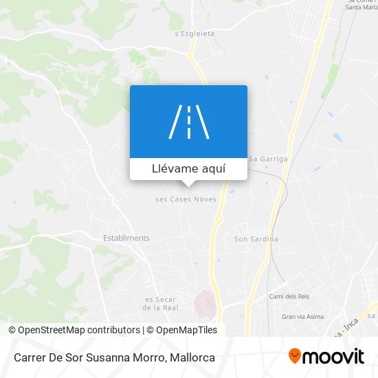 Mapa Carrer De Sor Susanna Morro