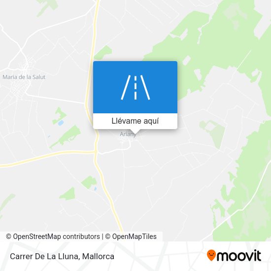 Mapa Carrer De La Lluna