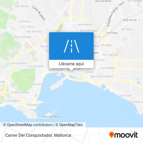 Mapa Carrer Del Conquistador