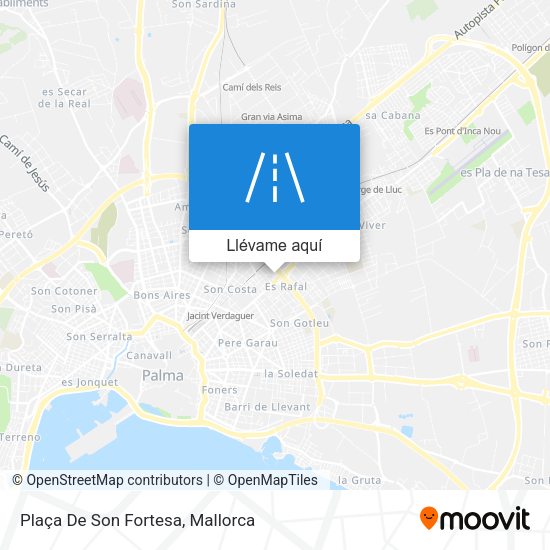 Mapa Plaça De Son Fortesa