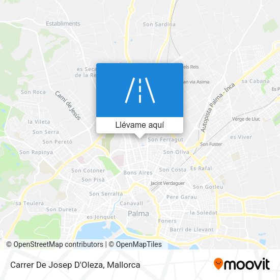 Mapa Carrer De Josep D'Oleza