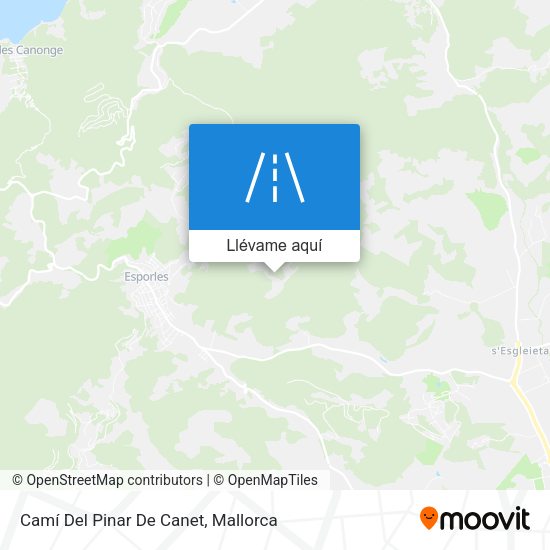 Mapa Camí Del Pinar De Canet