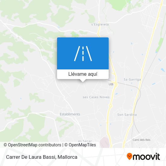Mapa Carrer De Laura Bassi