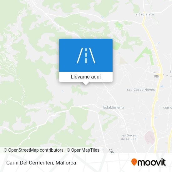Mapa Camí Del Cementeri