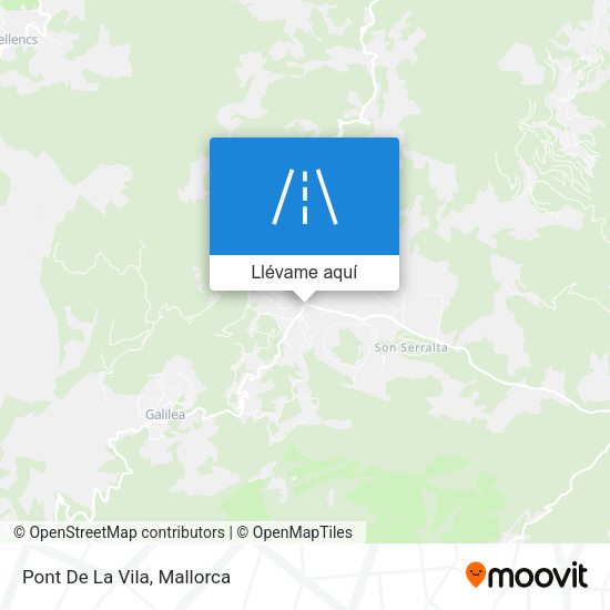 Mapa Pont De La Vila