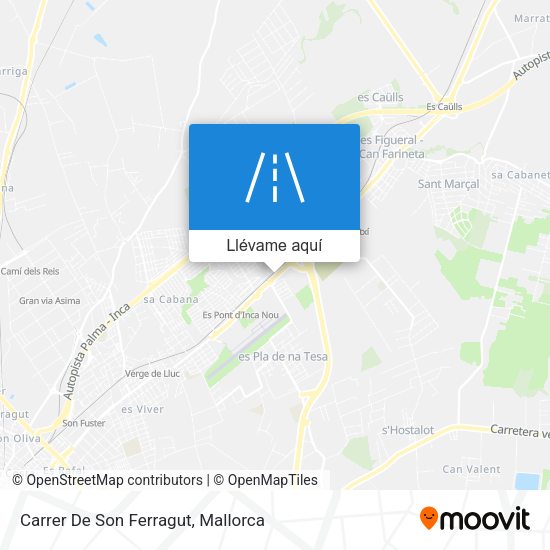 Mapa Carrer De Son Ferragut