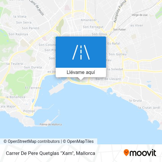 Mapa Carrer De Pere Quetglas "Xam"
