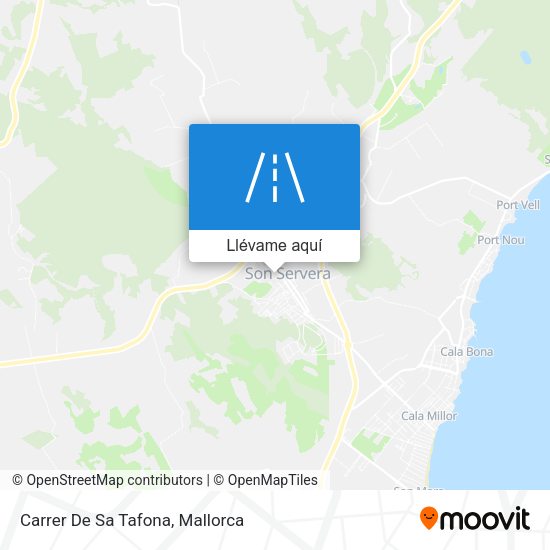 Mapa Carrer De Sa Tafona