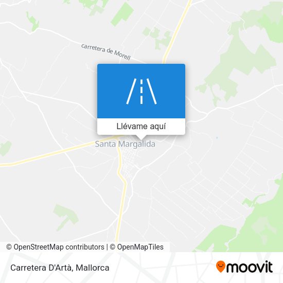 Mapa Carretera D'Artà
