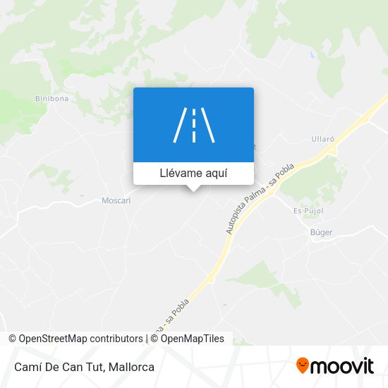 Mapa Camí De Can Tut