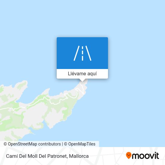 Mapa Camí Del Moll Del Patronet
