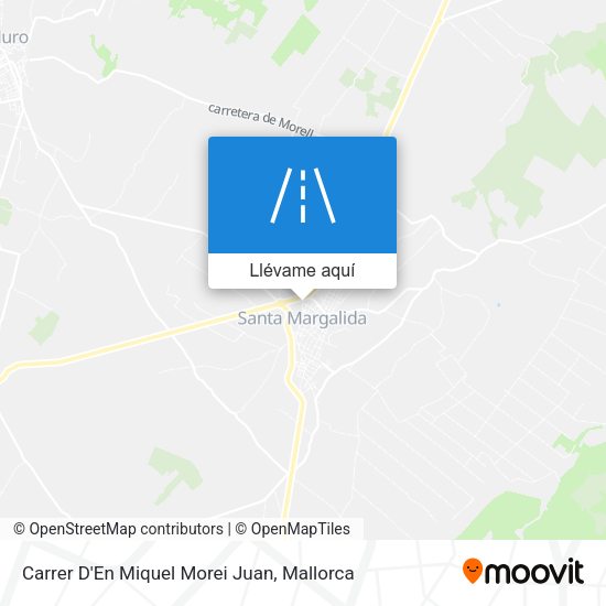 Mapa Carrer D'En Miquel Morei Juan