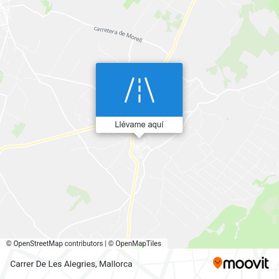 Mapa Carrer De Les Alegries