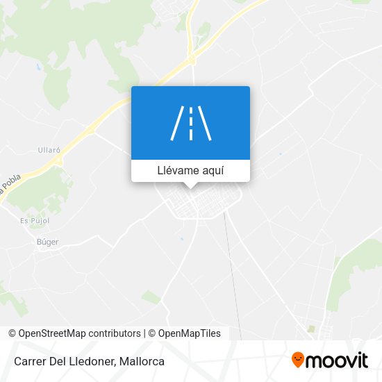 Mapa Carrer Del Lledoner