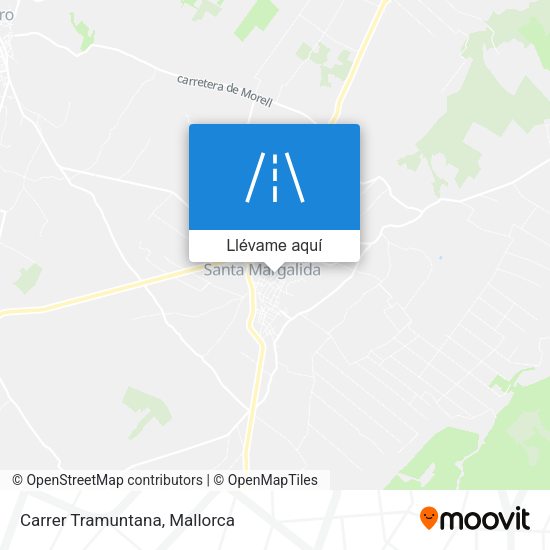 Mapa Carrer Tramuntana
