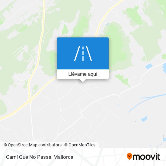 Mapa Camí Que No Passa